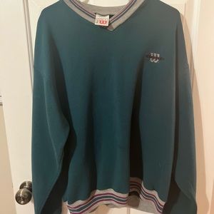 Wilson Athletic Vintage Crewneck Pullover Embroidered Logo Size XL
